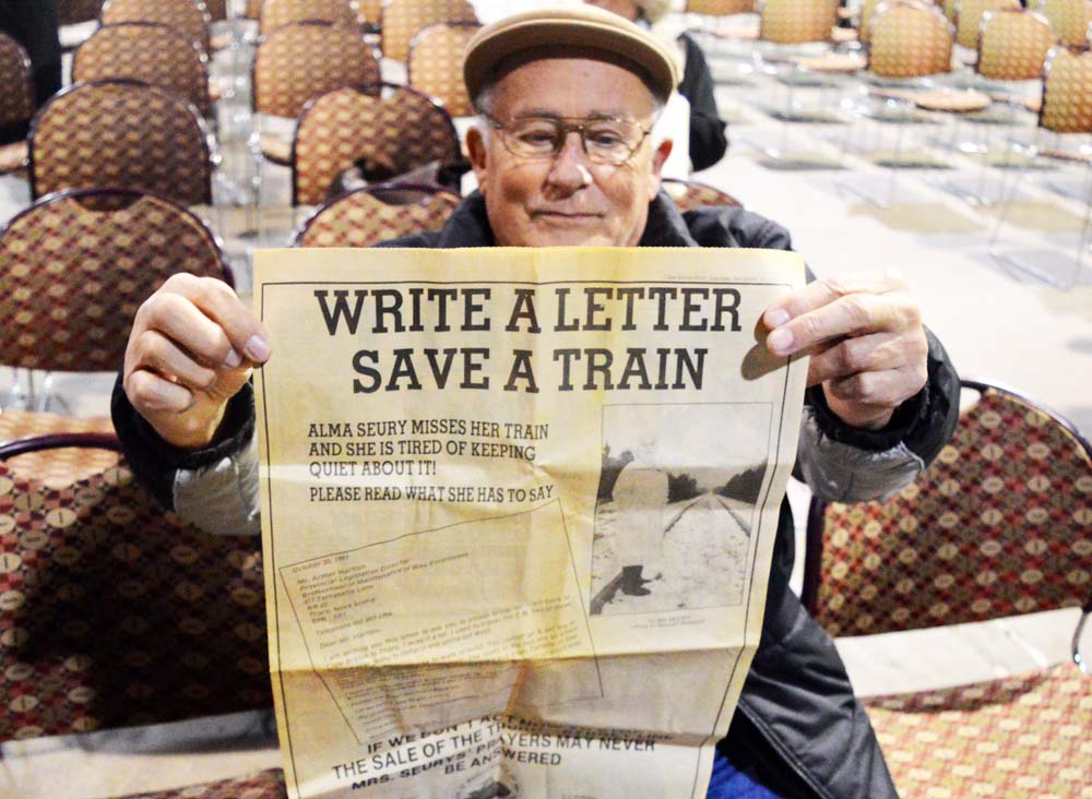 Gord Seury rail meeting